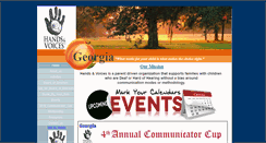 Desktop Screenshot of gahandsandvoices.org